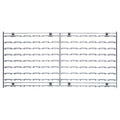 Steel Louvered Panel, 1 in D x 36 in H x 36 in W, Chrome