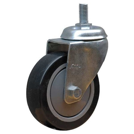 Caster, S-Axle, 4 x 1/4