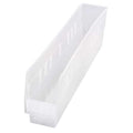 Clear Shelf Bin, 23-5/8"L x 4-1/8"W x 6"H