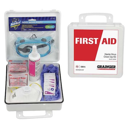 First Aid Kit, HPS Spill Clean Up, 18 pcs.