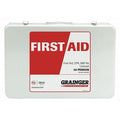 First Aid Kit and Housing, Metal 171 Components, 50 People Served