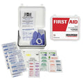 First Aid Kit and Housing, Plastic 64 Components, 1 People Served