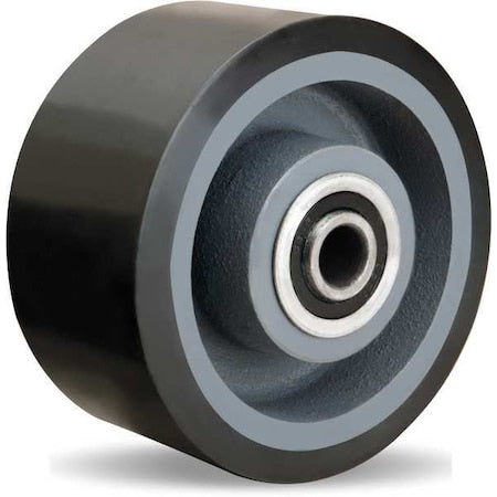 Caster Wheel, Polyurethane, 6 in., 2860 lb.