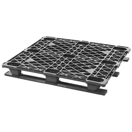 Recycled High Density Polyethylene Pallet, 48 in L, 40 in W, 5 5/8 in H, 2, 300 lb Dynamic