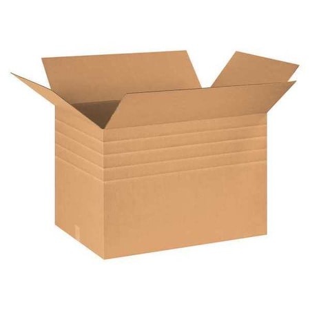 30 in x 20 in x 20 in Multi-Depth Box, Kraft, Corrugate, Single Wall, 44 ECT