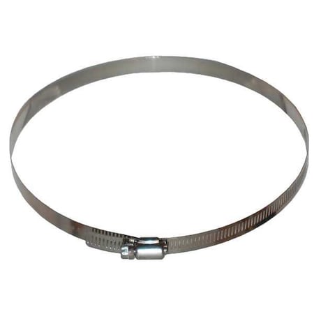 DuctClamp, 0.5inH, 12inW, StainlessSteel