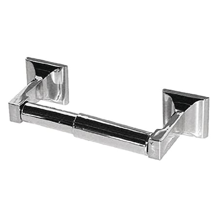Toilet Paper Holder, Double Post, Zamac