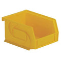 Hang & Stack Storage Bin, Plastic, Yellow, 3 in H, 4 1/8 in W, 5 3/8 in L