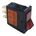 Rocker Switch,SPST,Red,On/Off