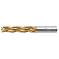 Screw Machine Drill Bit, 4.50 mm Size, 150 Degrees Point Angle, Carbide, TiN Finish, Spiral Flute