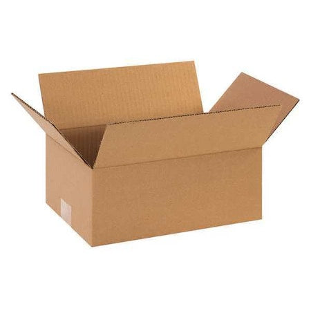 11 in x 8 in x 5 in Shipping Box, Kraft, Corrugate, Single Wall, 32 ECT