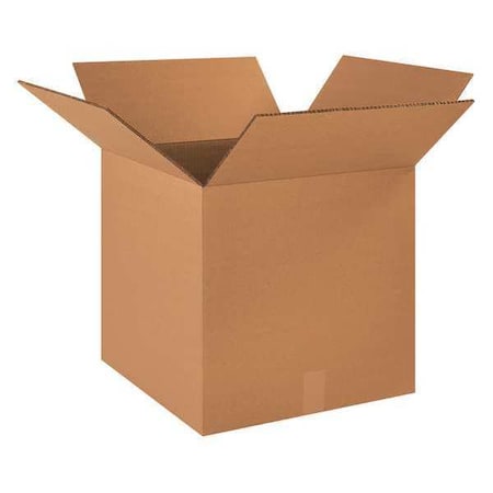 18 in x 18 in x 18 in Shipping Box, Kraft, Corrugate, Double Wall, 48 ECT