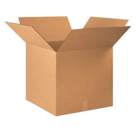 22 in x 22 in x 20 in Shipping Box, Kraft, Corrugate, Single Wall, 32 ECT