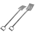 Scoop Shovel, 304 Stainless Steel Blade, 30 in L Silver 304 Stainless Steel Handle