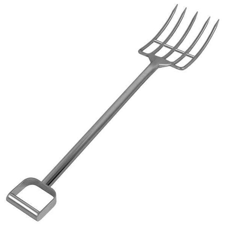 Reinforced Fork, 12 in Tine L, D Handle