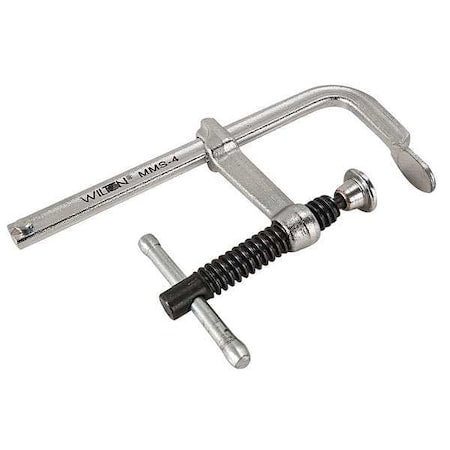 4 in Bar Clamp, Steel Handle and 2 1/4 in Throat Depth