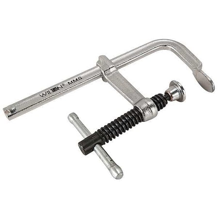 12 in Bar Clamp, Steel Handle and 2 1/4 in Throat Depth