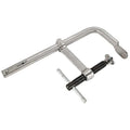 18 in Bar Clamp, Steel Handle and 4 in Throat Depth