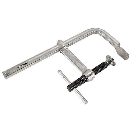 8 in Bar Clamp, Steel Handle and 4 3/4 in Throat Depth