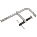 12 in Bar Clamp, Steel Handle and 4 3/4 in Throat Depth