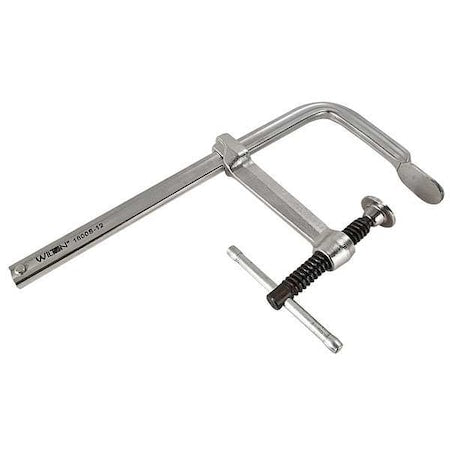8 in Bar Clamp, Steel Handle and 4 3/4 in Throat Depth