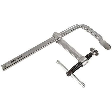 18 in Bar Clamp, Steel Handle and 4 3/4 in Throat Depth
