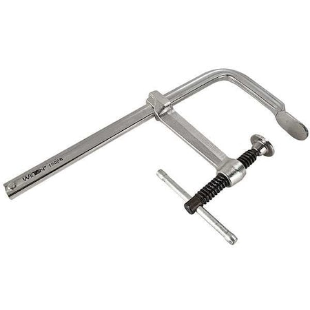 24 in Bar Clamp, Steel Handle and 4 3/4 in Throat Depth