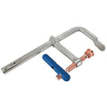 20 in Bar Clamp, Copper-Plated Steel Handle and 5 1/2 in Throat Depth