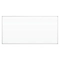 Projection Board, Porcelain, 48 in, 96 in, Aluminum Frame, White, Gloss