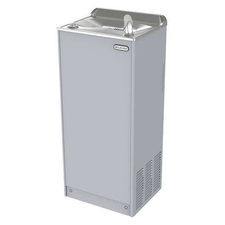 Floor Mount/Freestanding Drinking Fountain, 1 Level, 14 1/2 in D, 41 1/2 in H, 18 in W