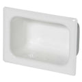 Lig Resistant Soap Dish,Wht,5x7x2-5/8In