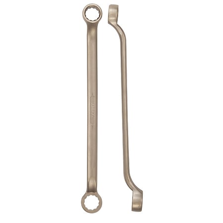 Double Box End Wrench,9-1/16"" L,Metric