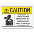 Caution Sign, 7 in H, 10 in W, Vertical Rectangle, English, LCU3-0093-RA_10x7