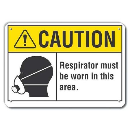 Caution Sign, Recycled Aluminum, 7 in. H, LCU3-0116-RA_10x7