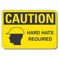 Caution Sign, 14" W, 10" H, 0.055" Thick, LCU3-0179-NP_14x10
