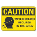 Caution Sign, 14" W, 10" H, 0.055" Thick, LCU3-0183-NP_14x10