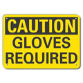 Caution Sign, 14" W, 10" H, 0.055" Thick, LCU3-0237-NP_14x10