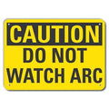 Caution Sign, 14" W, 10" H, 0.055" Thick, LCU3-0242-NP_14x10
