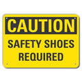 Caution Sign, 14" W, 10" H, 0.055" Thick, LCU3-0269-NP_14x10