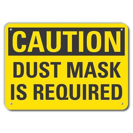 Caution Sign, 14" W, 10" H, 0.055" Thick, LCU3-0271-NP_14x10