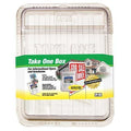 Brochure Holder, Gray, 15" H, PK3