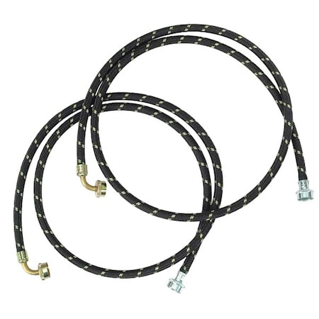 Indstrial Hse 90 Degree Elbw, 6 ft , 2Pk