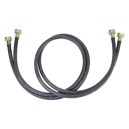 Blk Rbber Wsher Inlet Hse, 10 Ft, 2 Pk