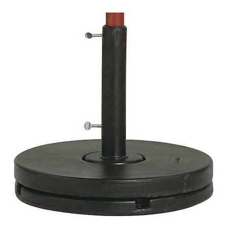Umbrella Base, 20 in Dia, Black