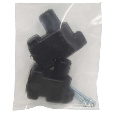 Fence Connector Kit, Resin, Black