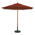Patio Umbrella, 9 ft Dia, Terra Cotta