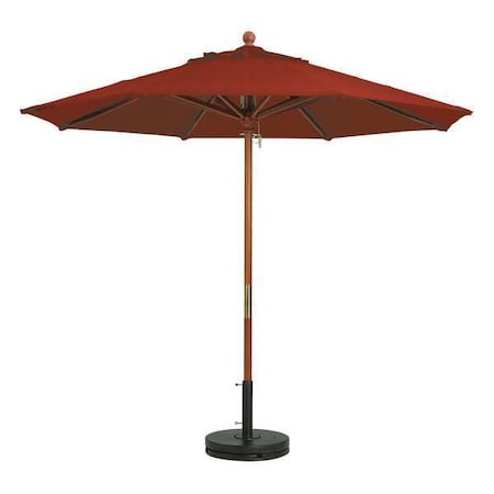 Patio Umbrella, 9 ft Dia, Terra Cotta