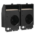 Recessed Electric Wall-Mount Heater, Recessed or Surface, 4000/3000W W, 240/208V AC, Black