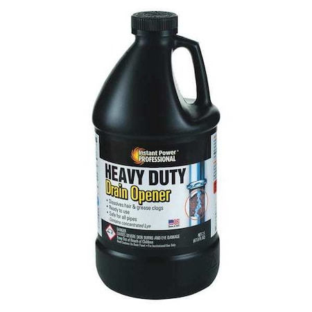 Heavy-Duty Drain Opener, 2L, Odorless, PK6