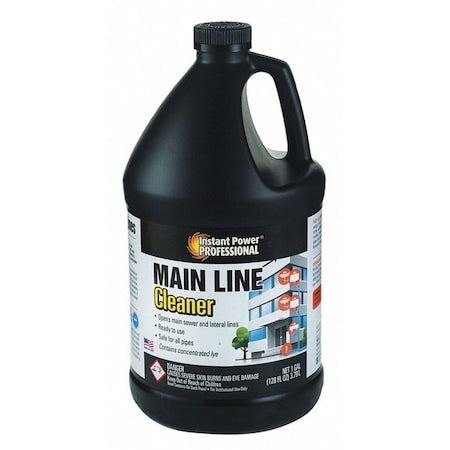 Main Line Cleaner, 1 gal., Odorless, PK4